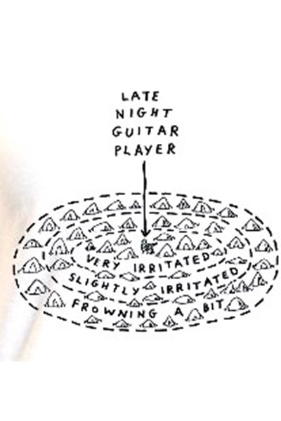 'Guitar Player' T-Shirt (Grey, Kids 5-6)